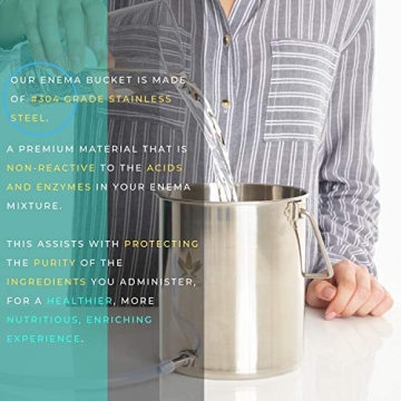 Medisential Enema Kit - Safe, Comfortable, Stainless Steel System