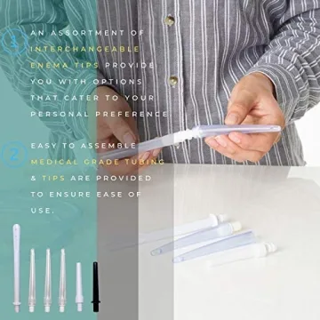 Medisential Enema Kit - Safe, Comfortable, Stainless Steel System