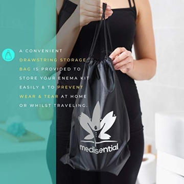 Medisential Enema Kit - Safe, Comfortable, Stainless Steel System