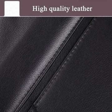 PU Leather Car SeatBack Organizer for Parents & Pet Owners