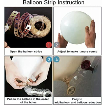 Komiikka 116pcs Gold Silver Balloon Garland Kit