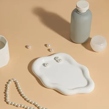 Lynagert Cloud Ceramic Jewelry Tray Organizer Gift