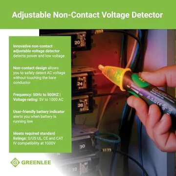 Greenlee GT-16 Non-Contact Voltage Detector 5V - 1000V AC