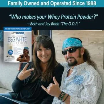 Jay Robb Vanilla Egg White Protein Powder, Low Carb, Keto, Vegetarian, Gluten Free, Lactose Free, No Sugar Added, No Fat, No Soy, Nothing Artificial, Non-GMO, Best-Tasting (24 oz, Vanilla)
