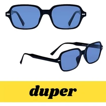 DUPER Blue Trendy Aviator Sunglasses for Women