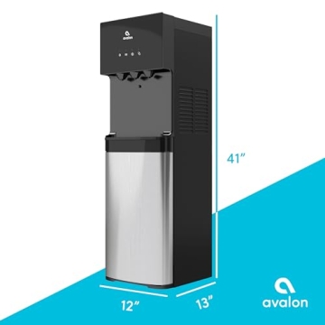 Avalon Water Cooler 3 Temp Settings Stainless Steel BioGuard