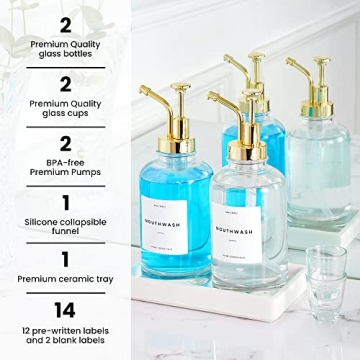 Molimoli Hand Bathroom Soap Dispenser Set - Stylish & Functional