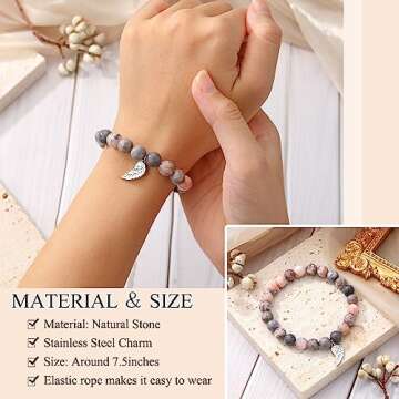 Empathetic Sympathy Bracelet for Loss of Mom