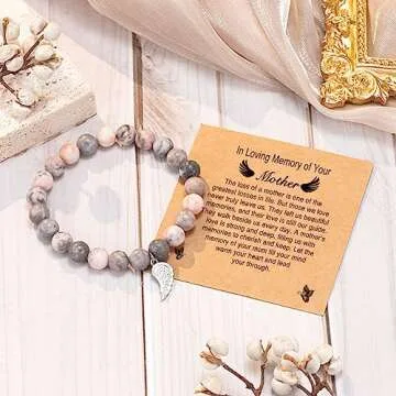 Empathetic Sympathy Bracelet for Loss of Mom