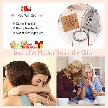 Empathetic Sympathy Bracelet for Loss of Mom
