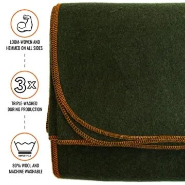 Arcturus Military Wool Blanket for Outdoor Comfort