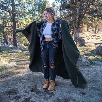 Arcturus Military Wool Blanket for Outdoor Comfort