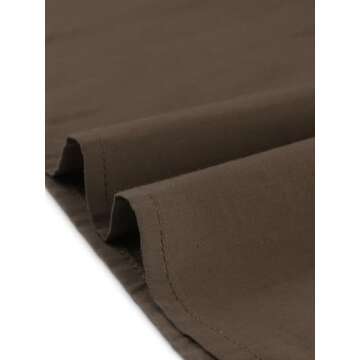 Chic Allegra K Women’s Safari Dress - Cotton Belted Style