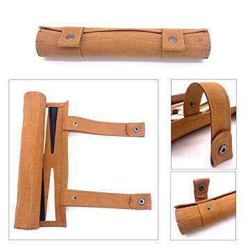 Roll-up Portable Suede Backgammon Game Set, Foldable Travel Backgammon Games, Portable Lightweight Backgammon Game for RV Travel, Cruise, Airplane, Camping, Backpacking, Road Trips