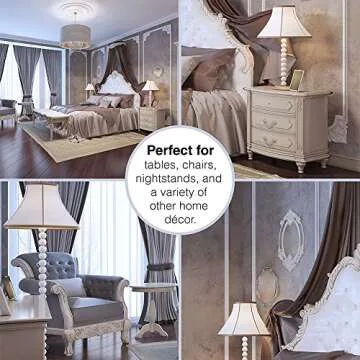 SoftTouch Caster Cups for Floor Protection - 4 Pack