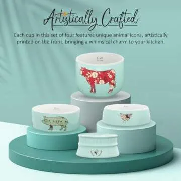 Live Simply Farmhouse Measuring Cups - Charming Gifts