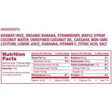 Spring Energy - Canaberry - Strawberry Smoothie Gel (Vegan) 100 Kcal - 20 Pack