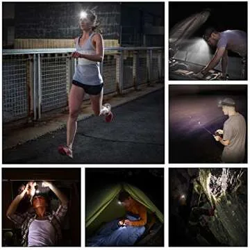 Rechargeable Headlamp 2 Packs, LED Headlamp, Head lamps for Adults, Flashlight with White Red Lights, USB Rechargeable Waterproof Head Lamp for Outdoor Camping Cycling Running Fishing