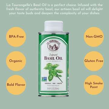 La Tourangelle Basil Oil - Fresh Taste for Every Meal