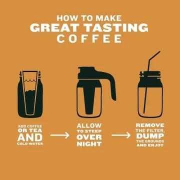 County Line Kitchen Glass Cold Brew Coffee Maker - 2 Quart