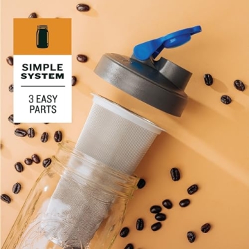 County Line Kitchen Glass Cold Brew Coffee Maker - 2 Quart