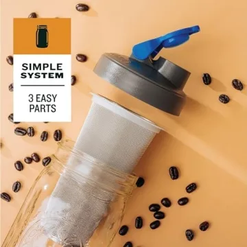 County Line Kitchen Glass Cold Brew Coffee Maker - 2 Quart