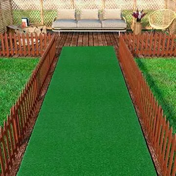 Artificial Grass Turf Rug for Pets and Gardens - 2'7" X 9'10"