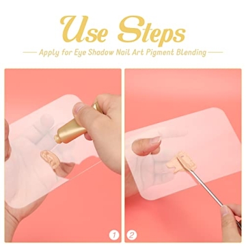 G2PLUS 2PCS Acrylic Cosmetic Palette for Makeup Blending