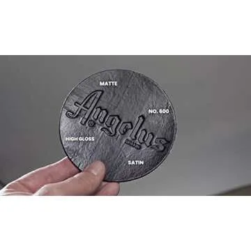 Angelus Matte Acrylic Finisher – Flexible Clear Coat for Leather Shoes, Bags, Jackets & Accessories, Matte Finish for Leather Craft & Restoration. No. 620-4 fl oz