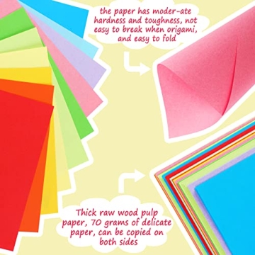 SANNIX 200 Sheets Colored Printer Paper for Crafting