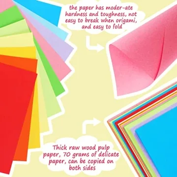 SANNIX 200 Sheets Colored Printer Paper for Crafting
