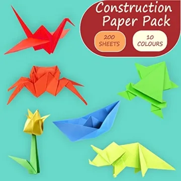 SANNIX 200 Sheets Colored Printer Paper for Crafting