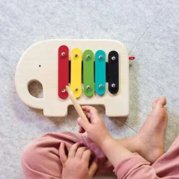 Petit Collage Musical Jumbo Wooden Xylophone for Kids - Eco-Friendly Fun!
