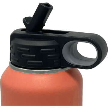 40oz Double Wall Navy Blue Water Bottle with Straw