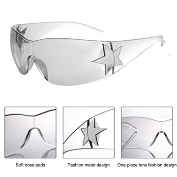 Trendy Rimless Y2K Sunglasses for All Styles
