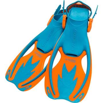 Cressi Rocks Kids Set, Blue/Orange, L/XL