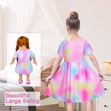 Matching Unicorn Nightgown Set for Girls and Dolls