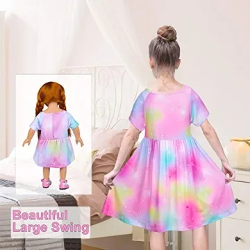 Matching Unicorn Nightgown Set for Girls and Dolls