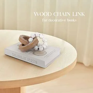 Rustic Handcrafted Wood Chain Link Home Decor Gift