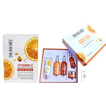 Dr Rashel Vitamin C Anti-Aging Skincare Set with Silk Mask