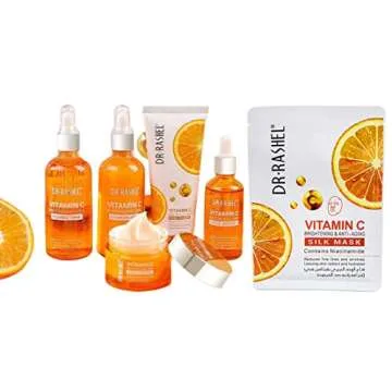 Dr Rashel Vitamin C Anti-Aging Skincare Set with Silk Mask