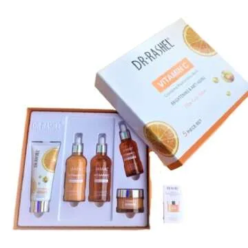 Dr Rashel Vitamin C Anti-Aging Skincare Set with Silk Mask
