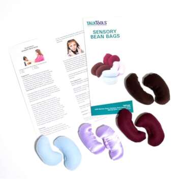 TalkTools Sensory Bean Bag Kit - Fun and Safe Tools for Tactile Defensive Behaviors, Hyposensitivity...