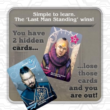 Coup: Fun Bluffing Game for Family & Friends - 2-6 Players!