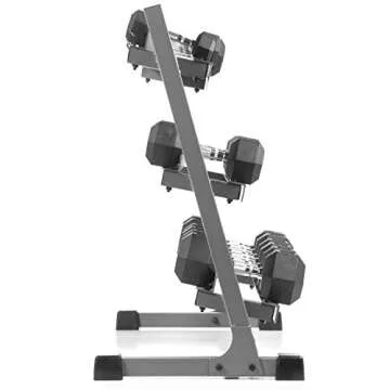 XMARK 3-Tier Dumbbells Storage Rack for Efficient Organization