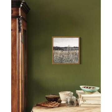 InSimSea Vintage Floral Canvas Wall Art 9x9