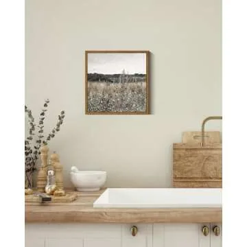 InSimSea Vintage Floral Canvas Wall Art 9x9