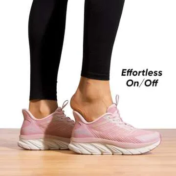 ALLSWIFIT Women's Slip On Walking Shoes Running Comfortable Tennis Breathable Non Slip Athletic Gym ...