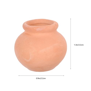 Mini Clay Pots for Succulents and Cacti - 12pcs Set