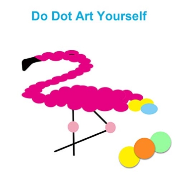 2400 Color Coding Circle Dot Stickers - Assorted Colors for Easy Organization